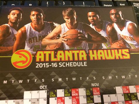 atlanta hawks 2015 16 schedule