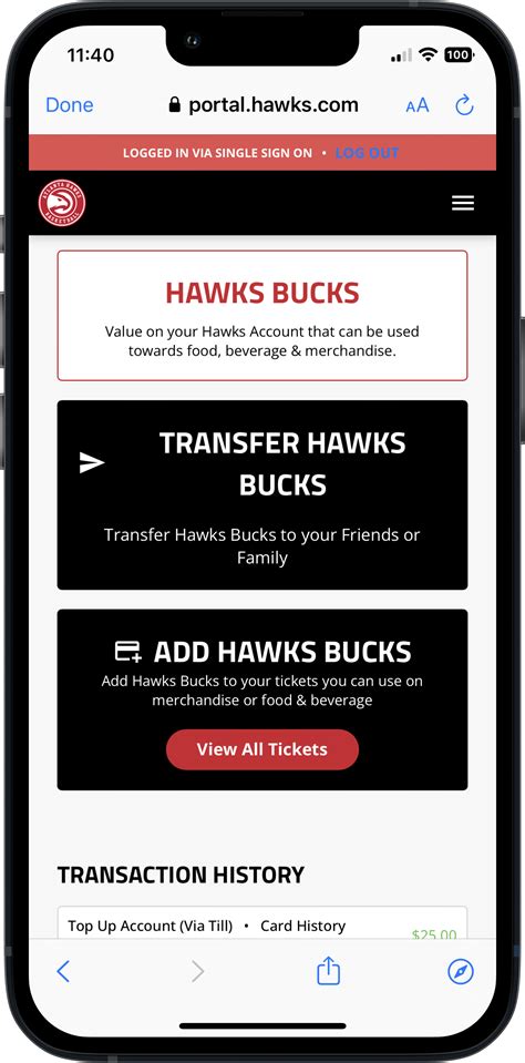 atlanta hawks member portal