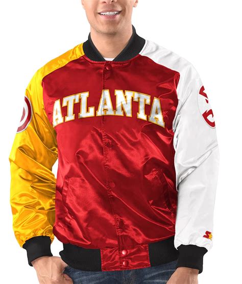 atlanta hawks starter jacket