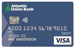 atlantic union bank debit card