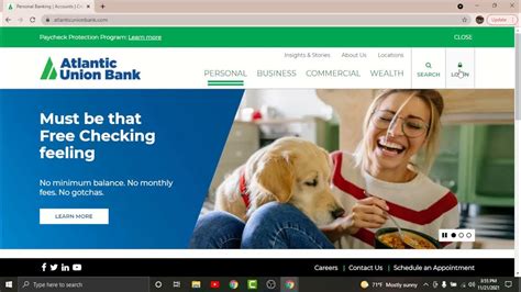 atlantic union bank online banking bill pay