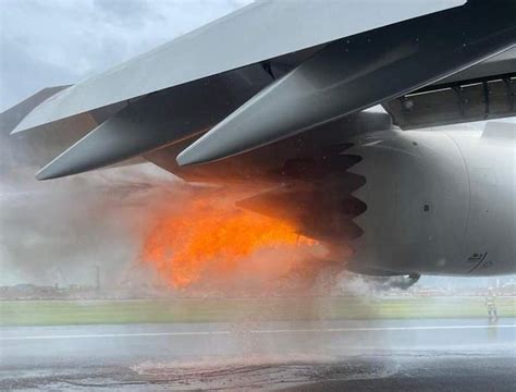 atlas air 747-8 engine fire