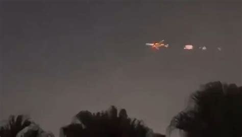atlas air boeing 747 on fire