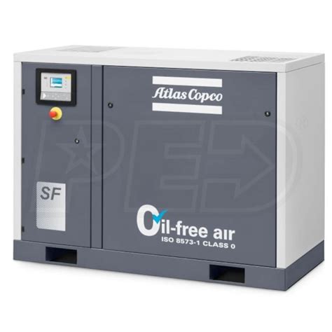 atlas copco oil free air compressors