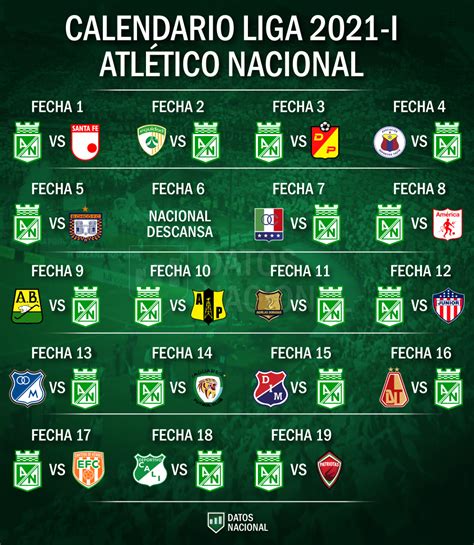 atletico nacional schedule