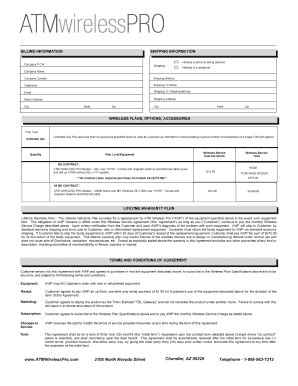 ATM Business Contract Template