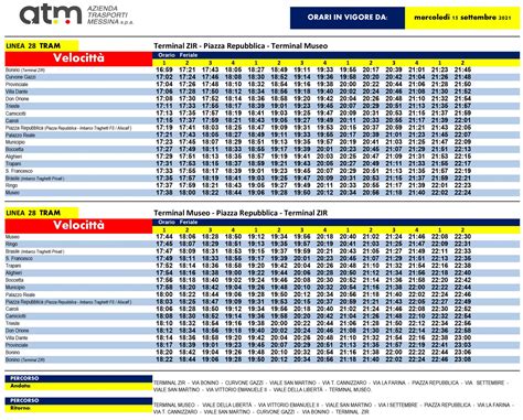 atm messina orari shuttle