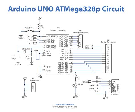 atmega328p au circuit layout