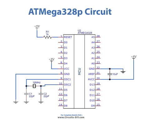 atmega328p-au circuit