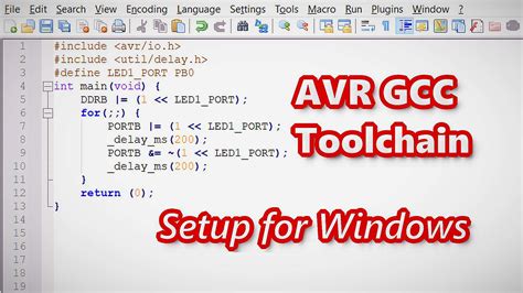 atmel avr toolchain for windows download
