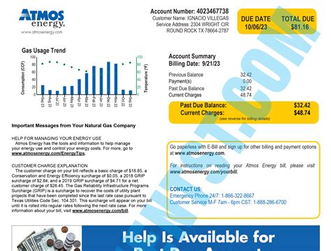 atmos energy your bill