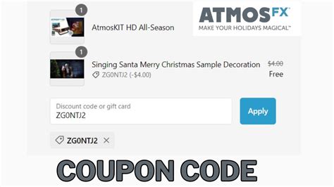 atmosfx discount code