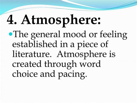 atmosphere literary definition