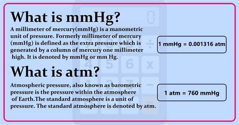 atmospheric pressure mm hg