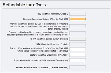 ato refundable tax offsets