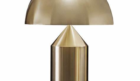 Atollo Gold Table Lamp Oluce 233 2x100W E27 Dimmer