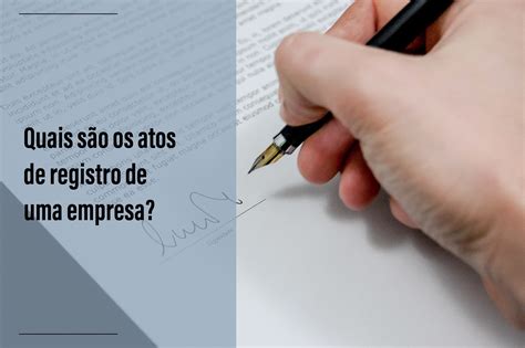 atos de registro de empresa