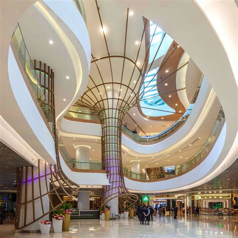 atrium in shopping mall