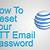 att security passcode reset password