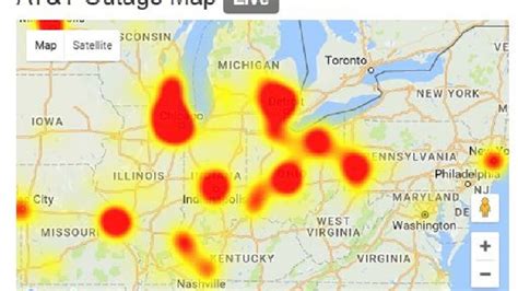 att fiber service outage map