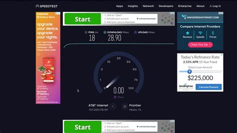 att.com speed test internet speed