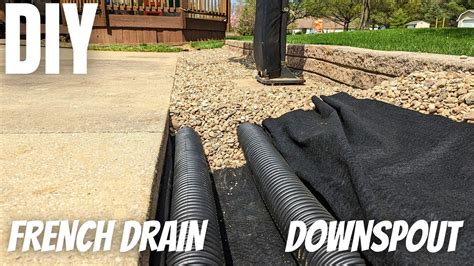Attach Downspout To French Drain