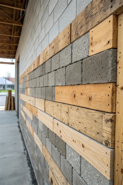 Attach Paneling To Cinder Block Wall
