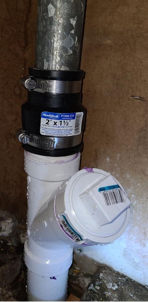 Attach Pvc To Galvanized Pipe