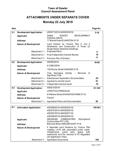 Attached Under Separate Cover
