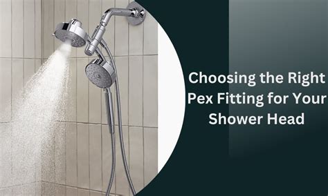 Attaching Shower Head To Pex