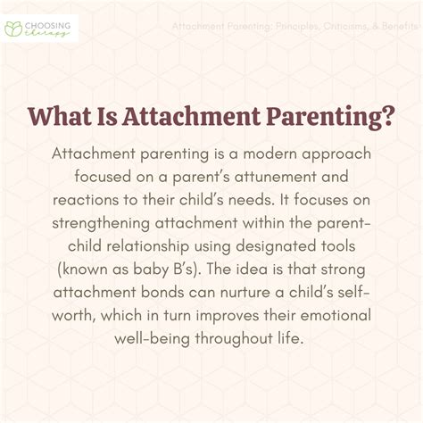 Attachment Based Parenting Principles & Benefits