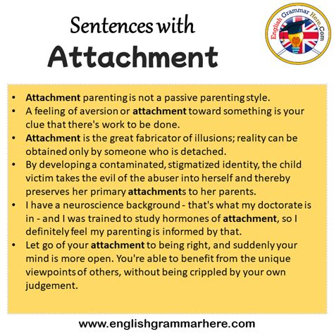Attachment Example In A Sentence