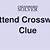 attend crossword clue
