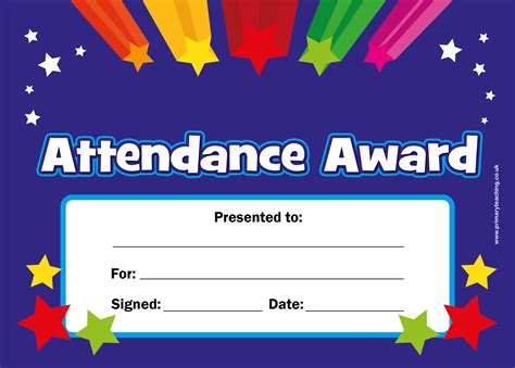 Perfect Attendance Certificate Template Free FREE PRINTABLE TEMPLATES
