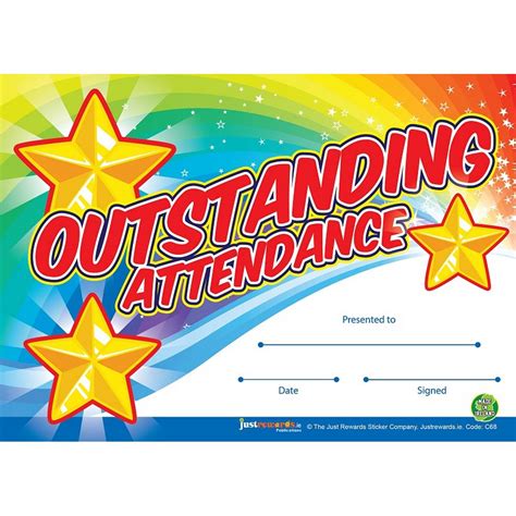 Perfect Attendance Certificate Template Free FREE PRINTABLE TEMPLATES