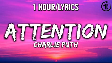 attention charlie puth 1 hour