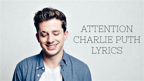 attention lyrics charlie puth meaning