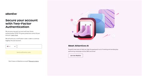 attentive mobile login