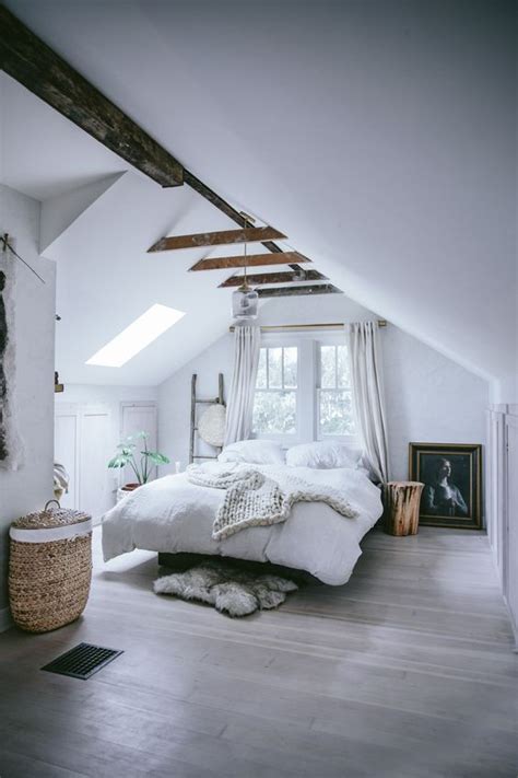 Attic bedroom with personal touches