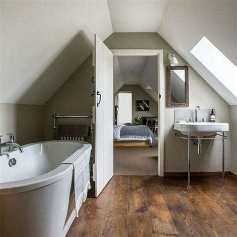 30+fabulous small bathroom ideas attic master bedroom, loft bathroom
