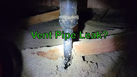 Attic Vent Pipe Leak