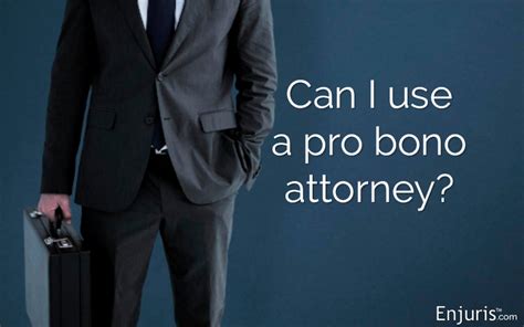 attorneys pro bono legal services