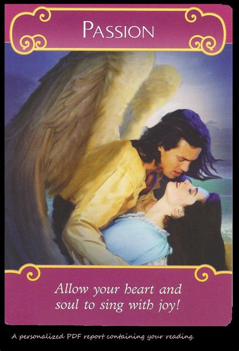Attraction Romance Angel Card