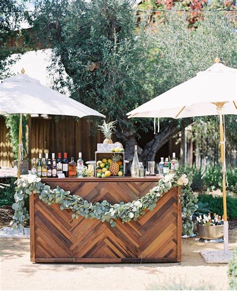 20 Attractive and Unique Outdoor Wedding Bar Ideas Amazing DIY