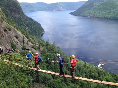 Breathtaking view of the Saguenay River, which drains Lac