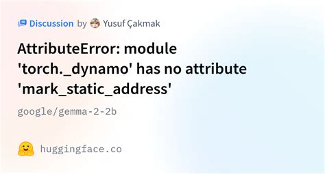 attributeerror: module 'torch._dynamo' has no attribute 'mark_static_address'