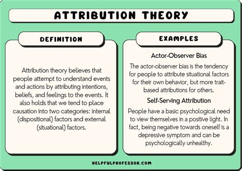 attributions fall into two categories