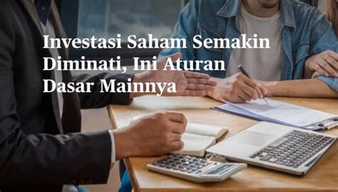 aturan investasi saham