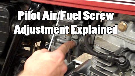 Atv Pilot Screw Adjustment