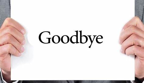 Façons de dire "au revoir" en français. Ways to say "goodbye" in French